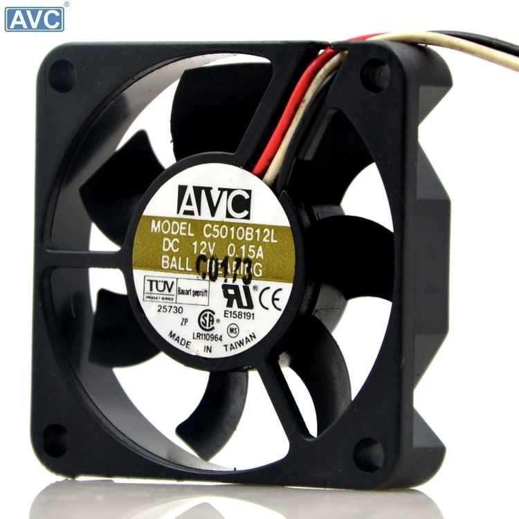 Оригинальный вентилятор охлаждения для AVC C5010B12L 5010 12V CPU 5 см|cooling fan|5cm fanfan 5cm |