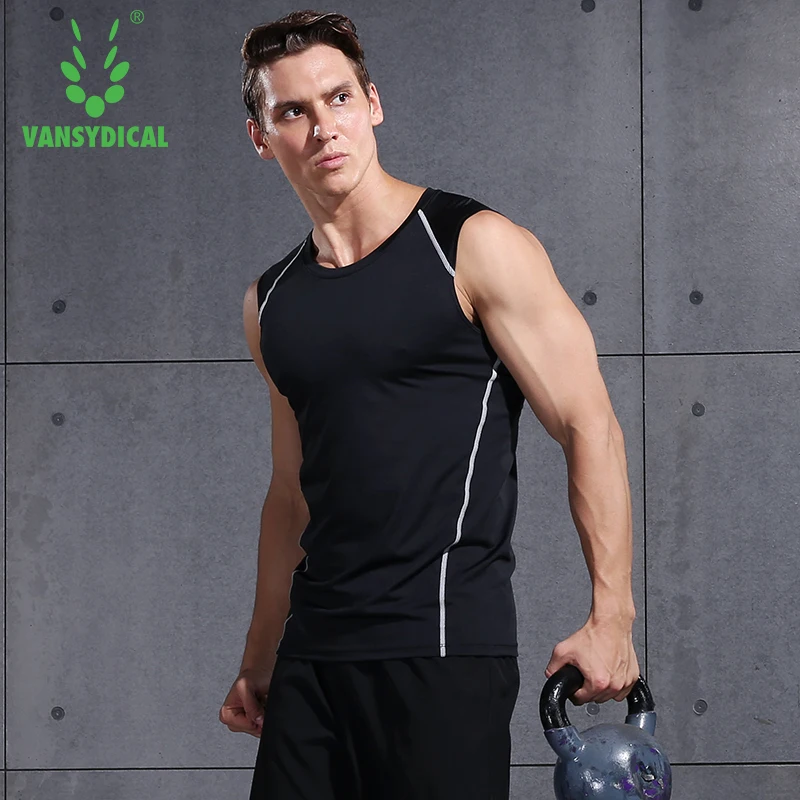 Мужская спортивная футболка майка для бега быстросохнущая дышащая Спортивная