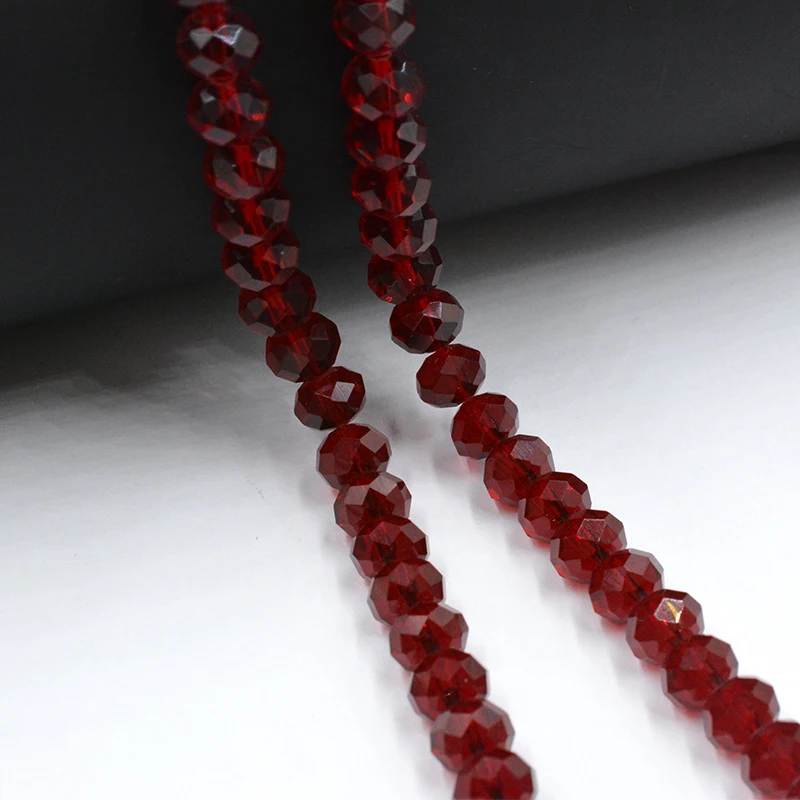 Бусины круглые из австрийского стекла с гранями 4 Х6 мм 50 шт.|beads loose|crystal glass beadsround