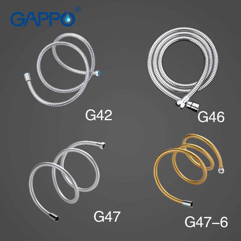 

GAPPO 1.5M Plumbing Hoses bathroom Shower Hose bidet faucet shower hose Bathroom Pipe PVC Flexible Explosion proof Pipes G47