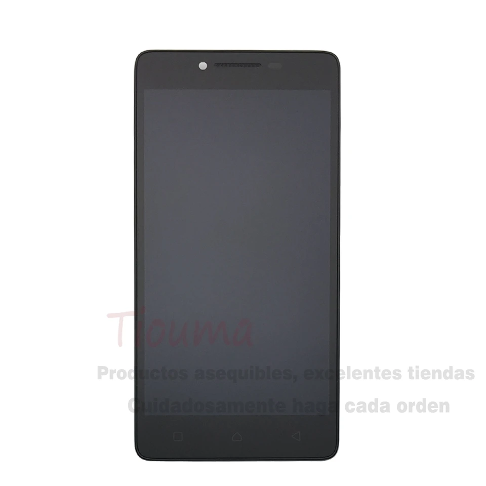 Черный Для lenovo A6010 ЖК экран с сенсорным экраном дигитайзер рамкой в сборе