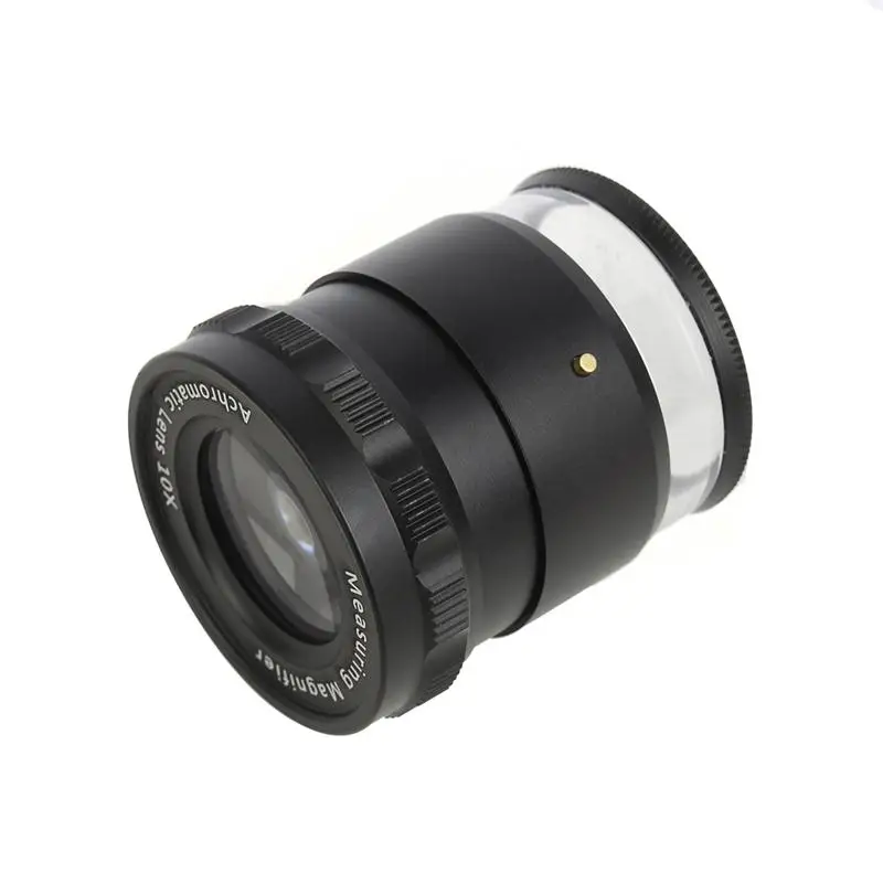 Beileshi HD увеличительное стекло со шкалой с светодиодный свет Стекло 10X ручной