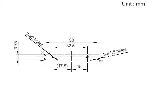 Скользящий потенциометр 1 шт Φ 6 см одинарный соединенный вал B500K 10 мм - купить по