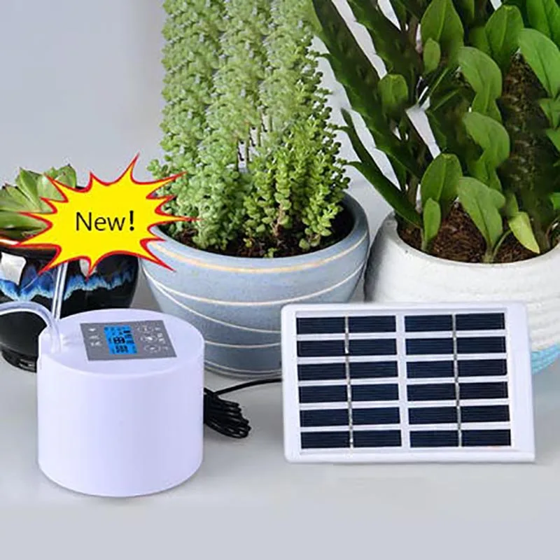 Солнечное DIY Капельное устройство Seepage lazy Plant интеллектуальное время заливки