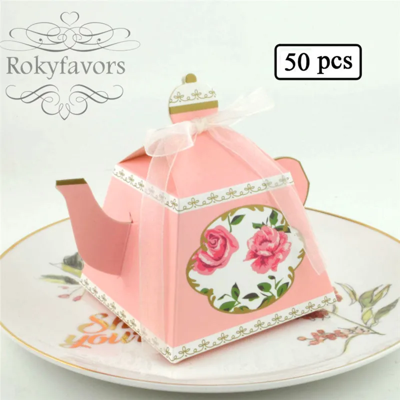 50 шт. подставка для конфет с лентами