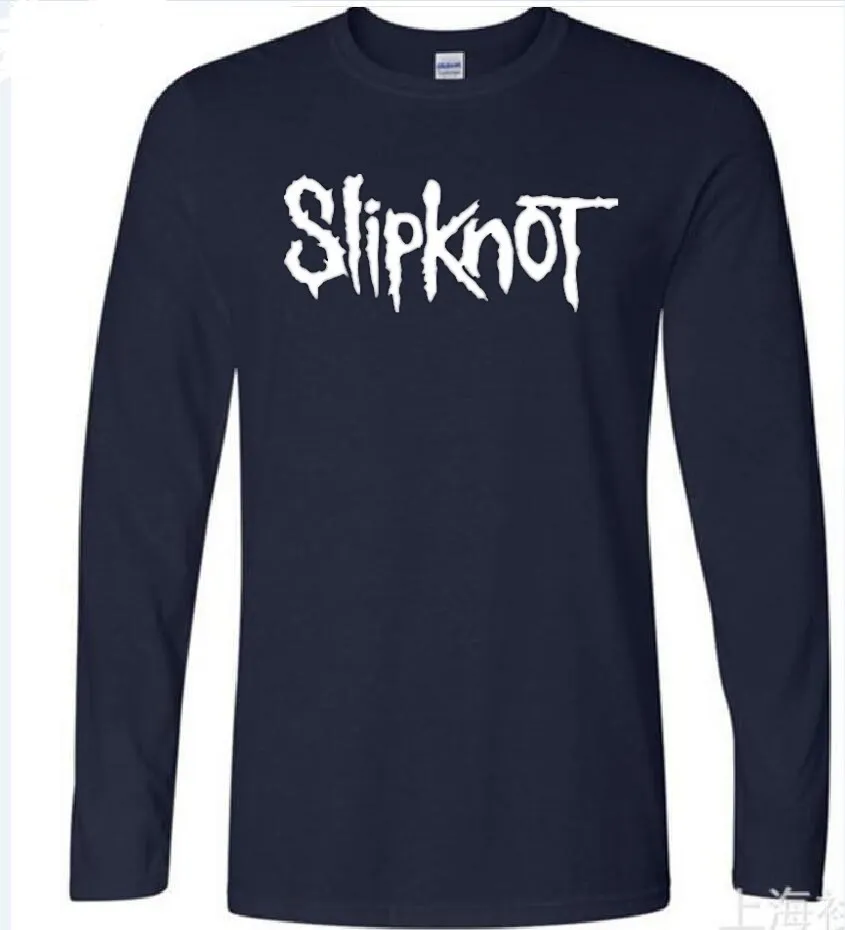 Тяжелых металлов группа Slipknot футболка Для мужчин брендовые Топы Футболка