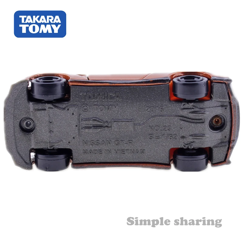 Takara Tomy Tomica No.23 Nissan GTR car toy 1:62 miniature diecast model kit funny magic baby toys Collectibles