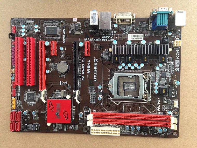 H61 1155 Материнская плата используется настоящий Biostar TH61A LGA 1155 DDR3