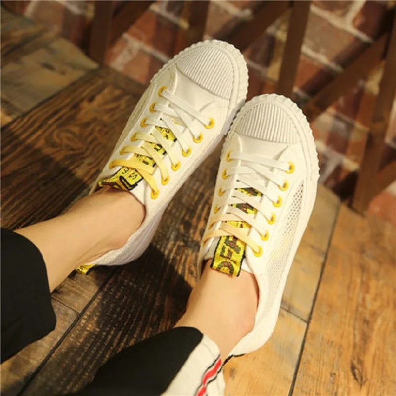 2018 новый сезон весна-лето дышащая парусиновая обувь летние дикие студенты без