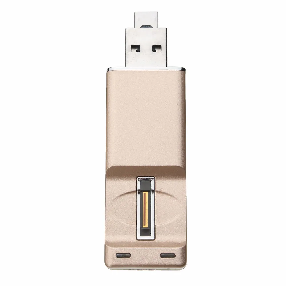 Защитный замок на отпечатке пальца накопитель 16 ГБ распознавания большого OTG