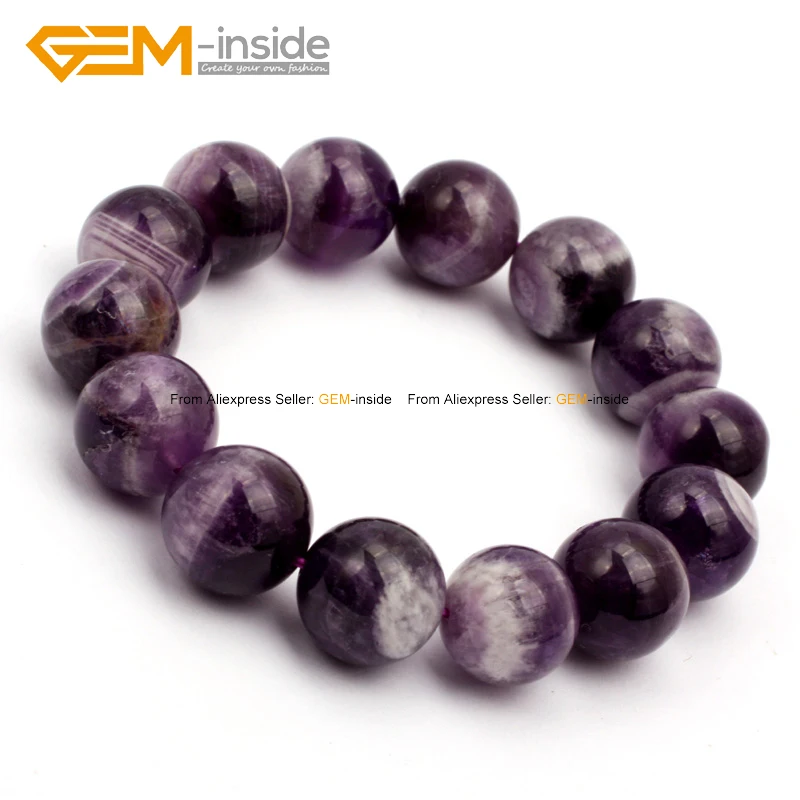 Браслеты ручной работы из натурального пурпурные аметисты круглые кружевные