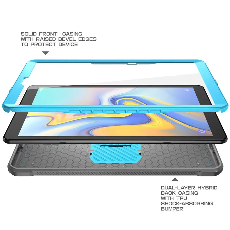 SUP чехол для samsung Galaxy Tab A чехол 10," SM-T590/T595/T597 UB Pro Прочный чехол со встроенной защитной пленкой