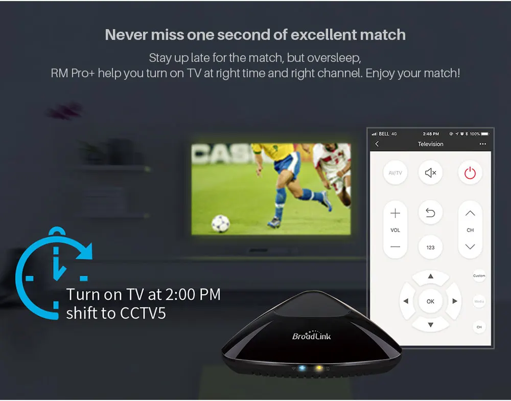 Broadlink RM Pro+ WiFi IR RF 4G Универсальный Интеллектуальный пульт дистанционного управления Broadlink RM Mini3 работает с Google Assistant Alexa Echo
