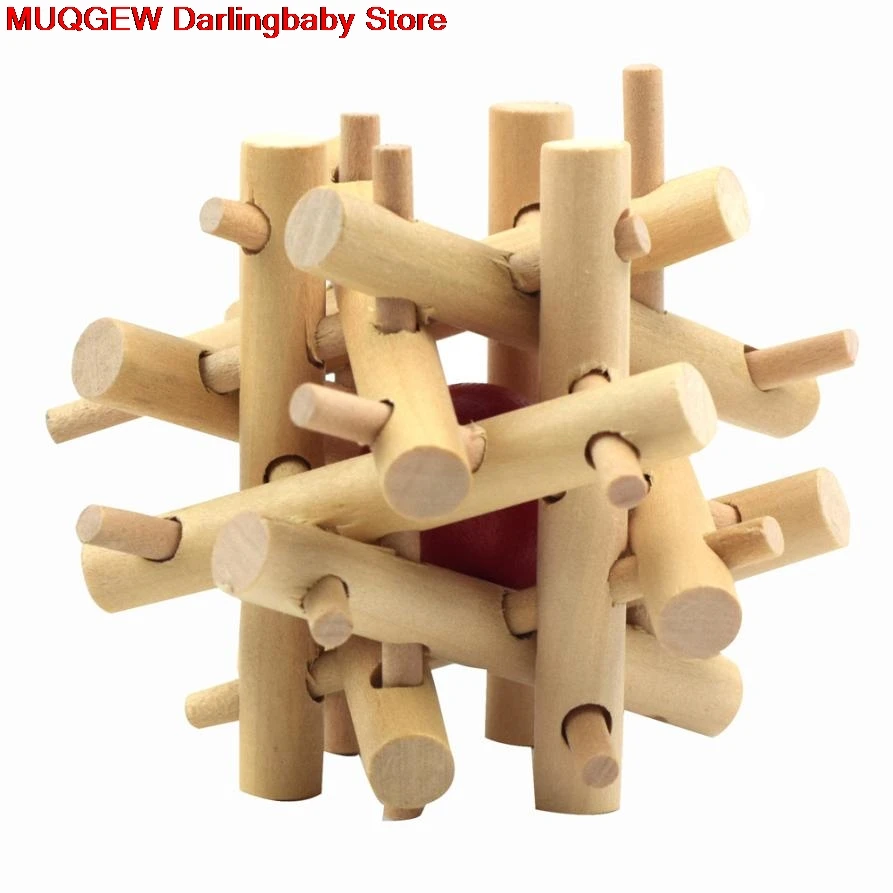 Wooden Puzzles Деревянный разведки игрушка китайский Логические игры 3D IQ головоломки обучение образование для детей взрослых забавными гаджет подарок на день рождения развивающие игрушки деревянные игрушки пазлы головоломки - Цвет: Wooden Puzzles