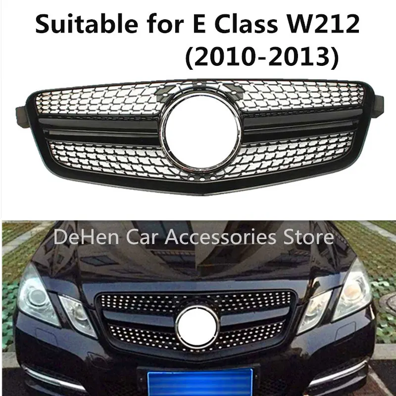 Гоночные решетки для Mercedes Benz E Class W212 (2010 2013) передняя решетка бриллиант без