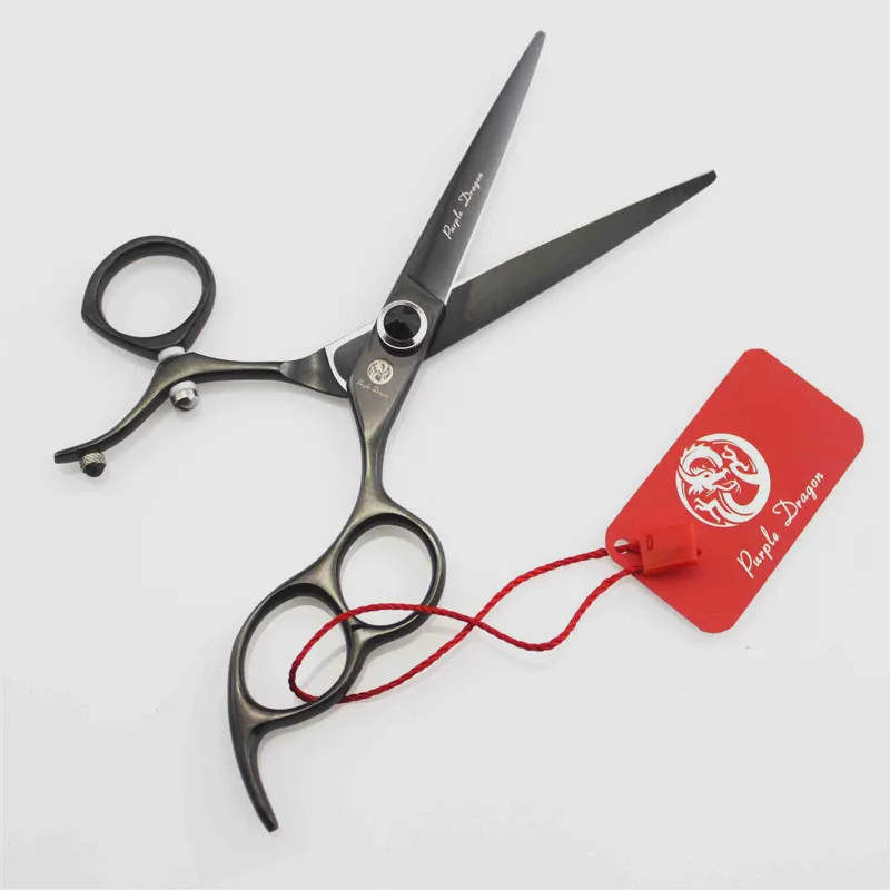 Фиолетовый дракон 6 ''Новые Профессиональные Парикмахерские ножницы правая