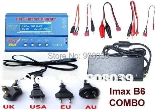 Зарядное устройство IMAX B6 с адаптером переменного тока 12 В 5 А 2S 6S 7 4 22 2 в|imax b6|charger