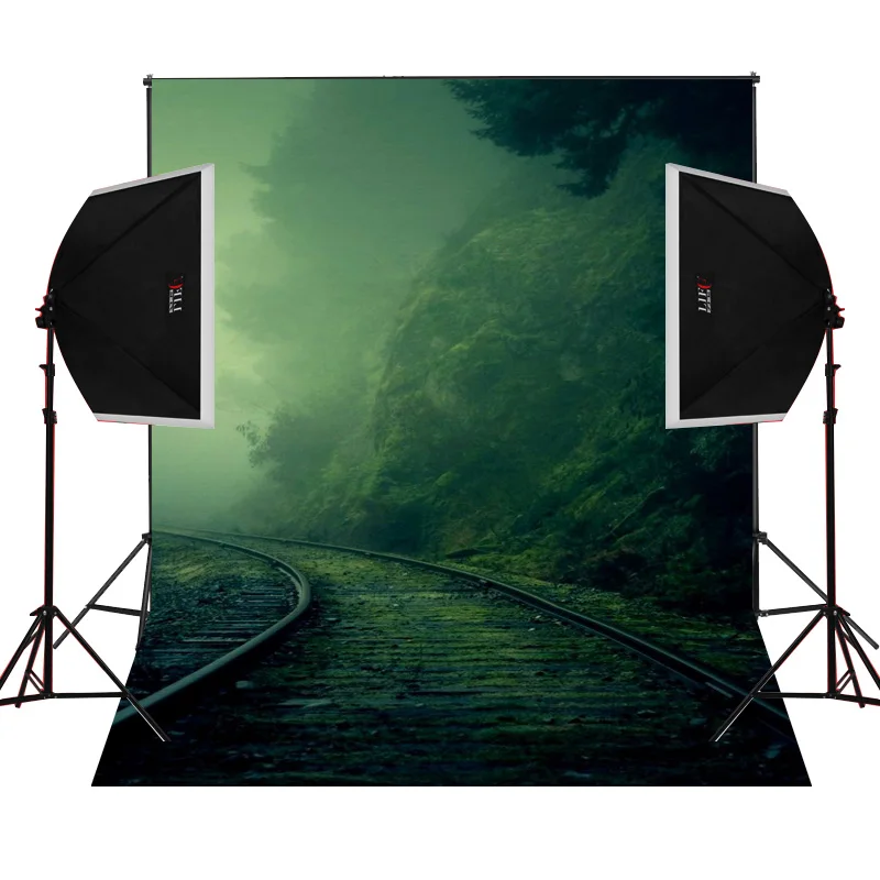 Moriyama Railway Smog scenic для фото камеры fotografica studio Виниловый фон фотосъемки тканевые