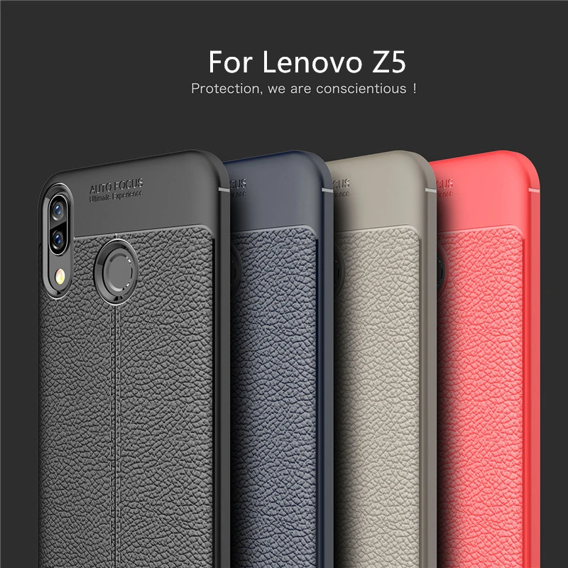 BSNOVT Lenovo Z5 Чехол Мягкий Силиконовый ТПУ Кожаный противоударный чехол для телефона