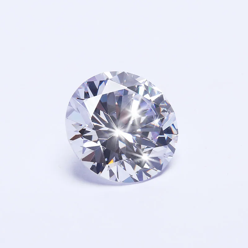 Оптовая продажа ювелирных изделий AAA класс CZ Белый фианит Круглый Циркон 2 5 мм