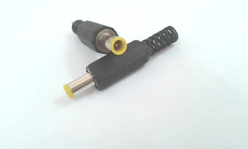 100 шт. кабель питания постоянного тока Штекерный разъем 5 0 мм x 3 1 для зарядного