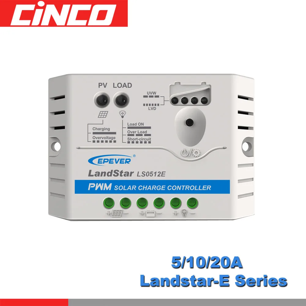 Landstar LS0512E LS1210E LS1024E LS2024E 5A 10A 20A Контроллер заряда солнечных батарей Epsolar PV