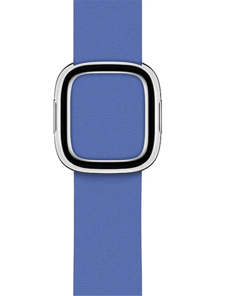 Кожаный современный ремешок с пряжкой для Apple Watch band 4 42 мм/38 мм iwatch band 3 44 мм/40 мм correa браслет аксессуары для часов