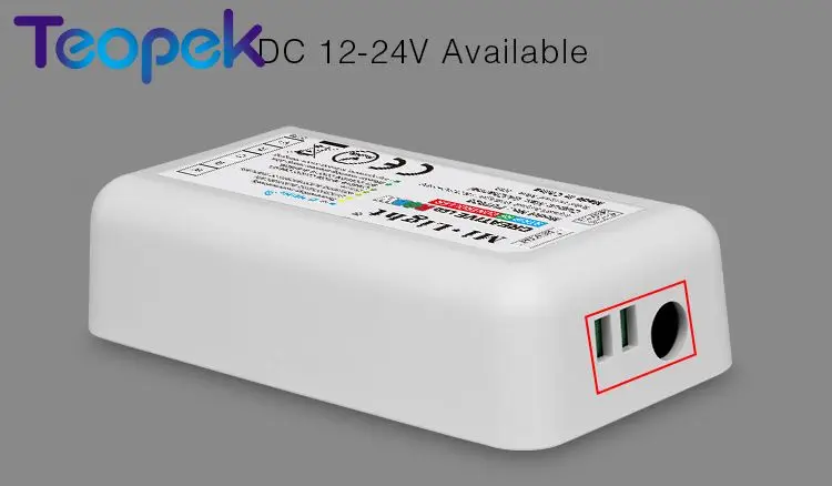Контроллер Mi.light FUT028 2 4G RGBW В постоянного тока беспроводной сенсорный цветной