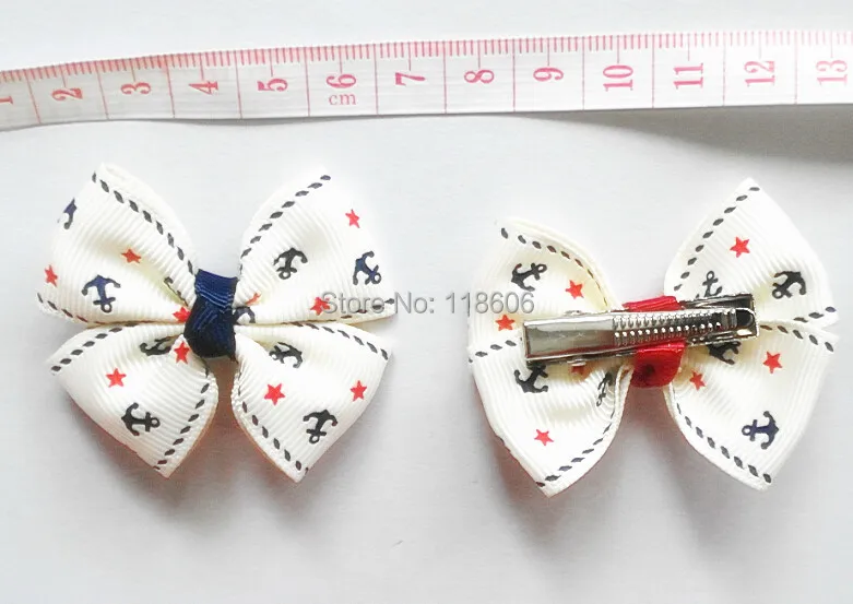 400 шт якорь лук заколки для волос крем бесплатная доставка | Аксессуары одежды