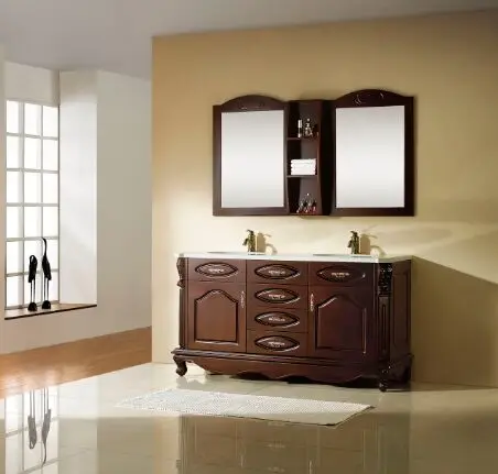 Классический дизайн туалетный столик для ванной команды шкафы 2020 |