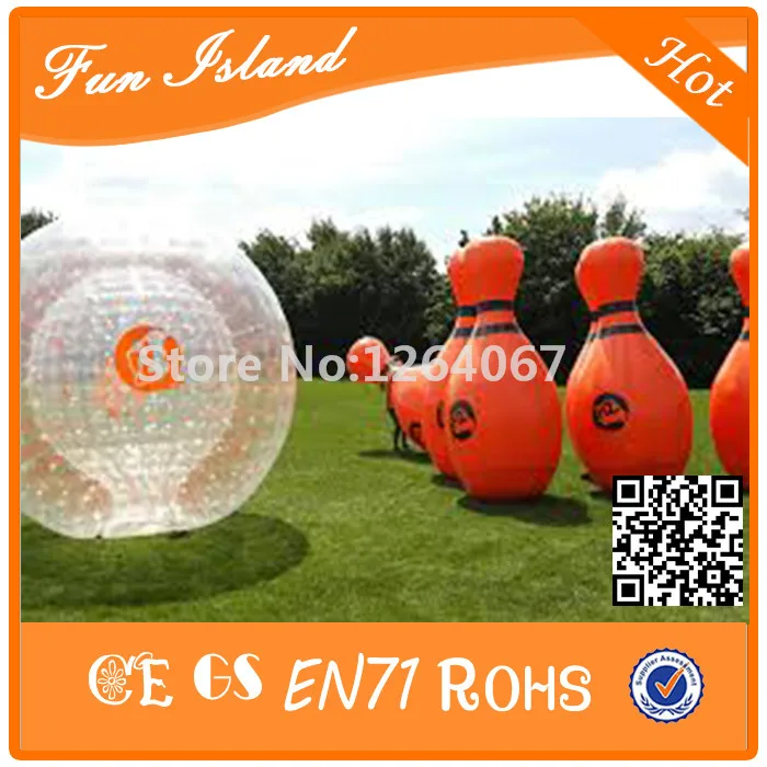 Шар для боулинга 6 шт. 2 Зорб надувной шар боулинга|ball inflatable|human bowlinginflatable bowling ball |