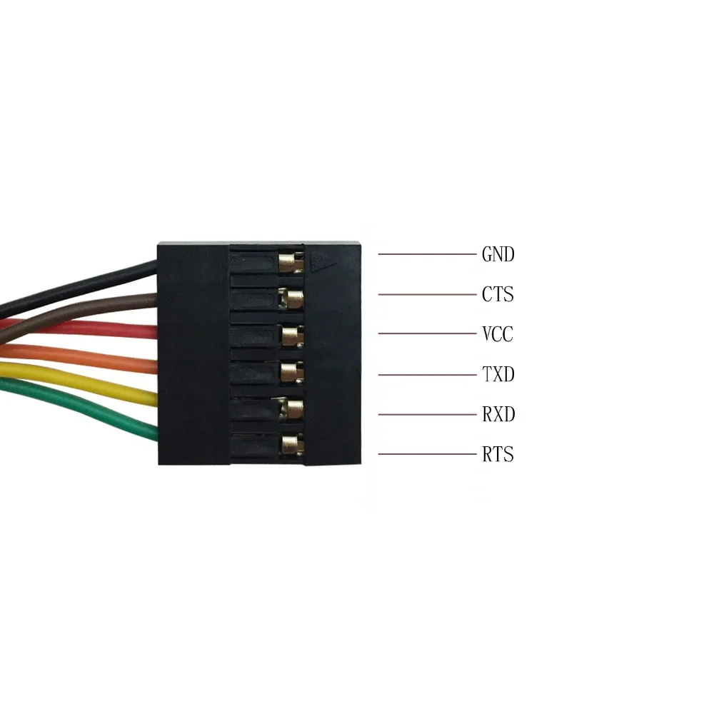 Кабель преобразователя USB в TTL Serial UART FT232r usb на 3 В TTL-232R-3V3 6-ходовой разъем TTL-232R-5V