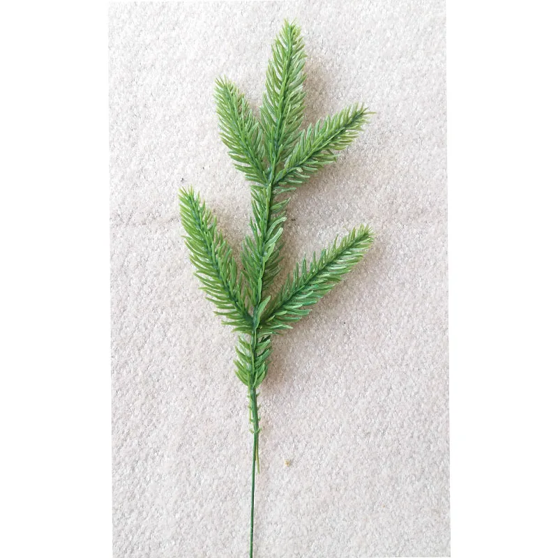 5pcs Mini Christmas Tree Decoration Party Supplies 5-claw Plastic Simulation Pine Needle Artificial Plant | Дом и сад