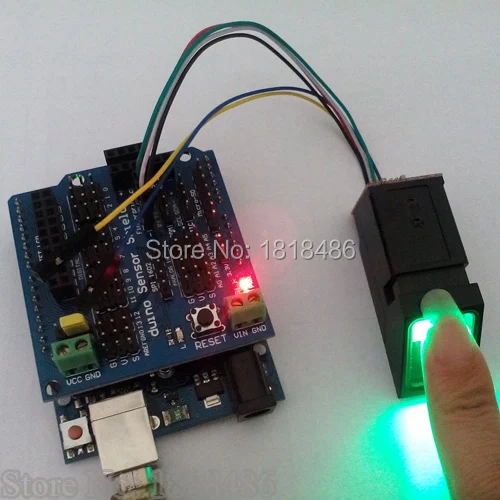 Оптический датчик отпечатков пальцев Распознавание модуль для arduino Raspberry Pi два