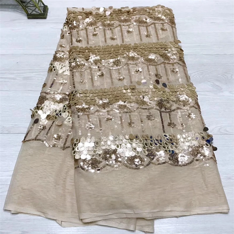 VILLIEA French Net Lace Fabric 2019 High Quality Latest African With Embroidery Mesh Tulle Sequins | Дом и сад