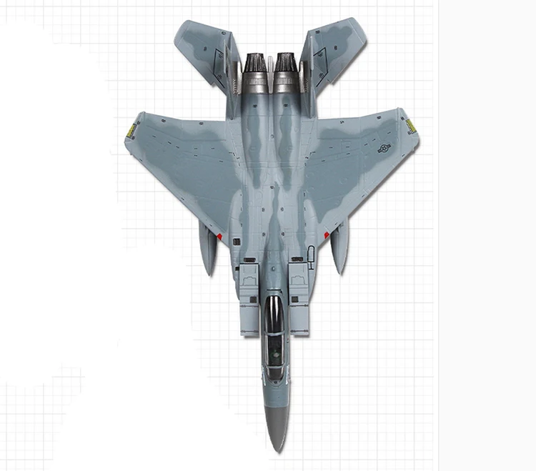 Коллекция 1/100, масштаб, F-15, Орел, авиационный сплав, литая модель, ВВС США, тактический истребитель, самолет, модель, игрушка, подарки