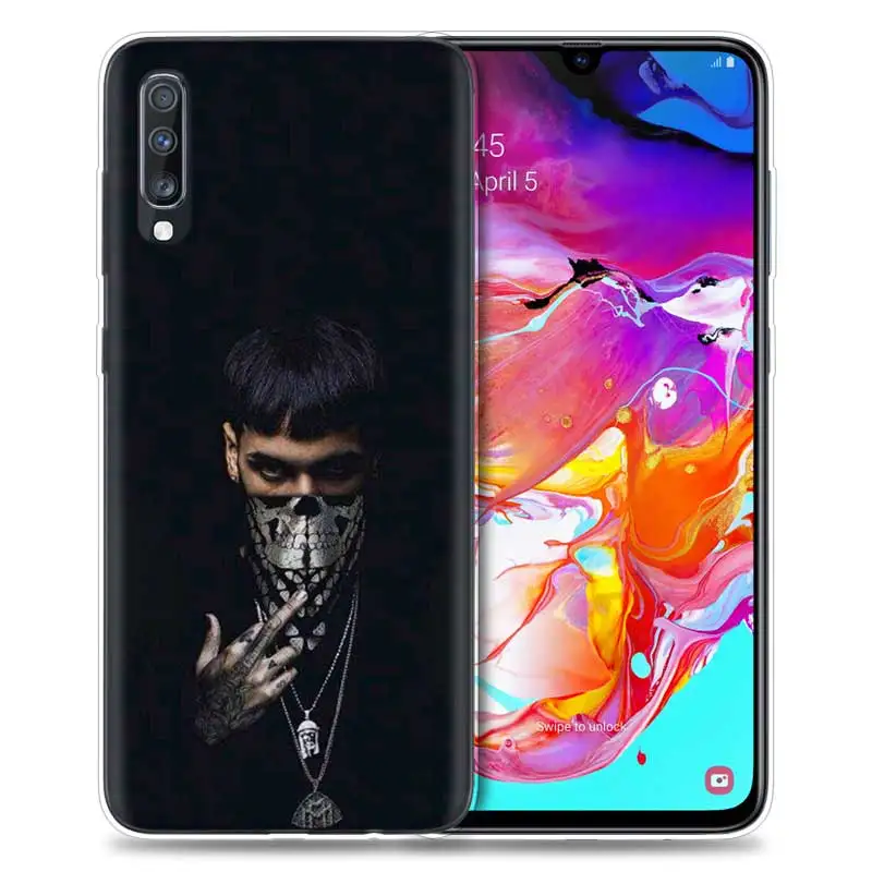 Anuel Aa Ozuna чехол для samsung Galaxy A50 A70 A80 A60 A40 A30 A20 A10 M40 M30 M20 M10 A6 A8 плюс ТПУ чехол с крышкой крышка