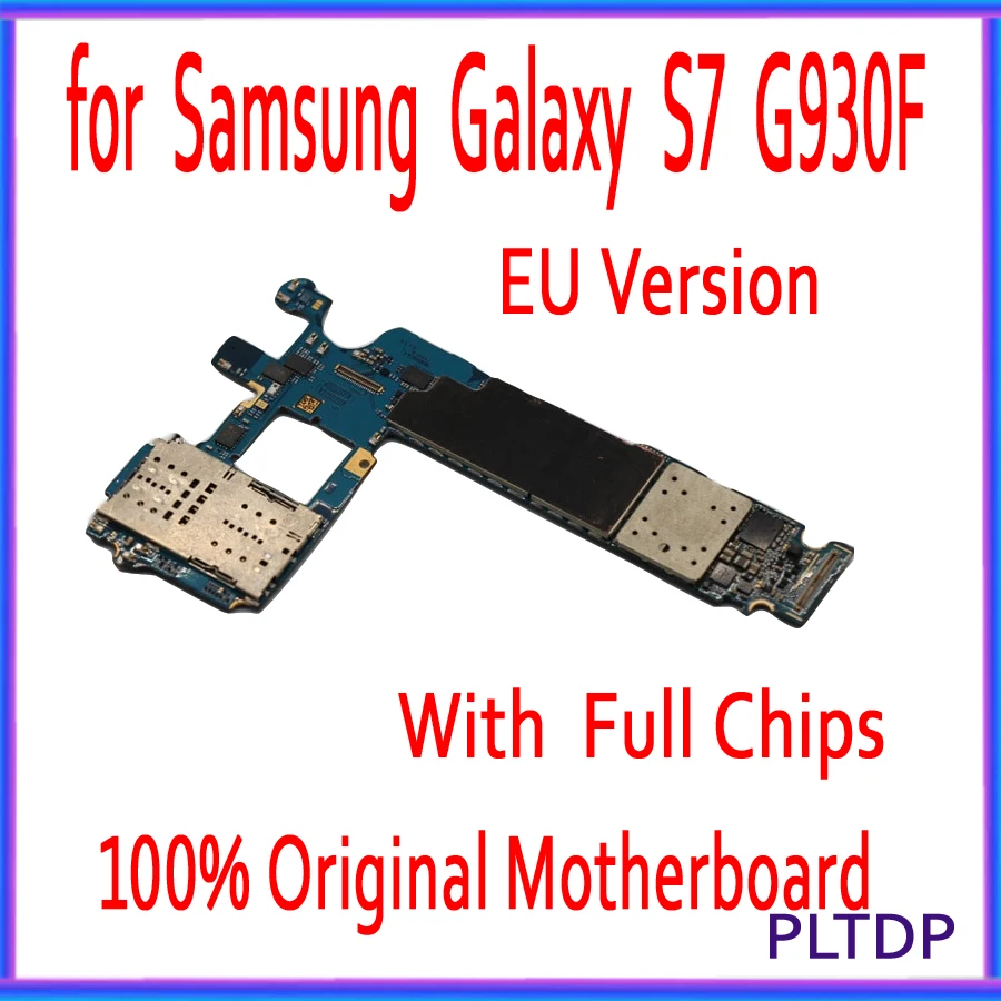 Для samsung Galaxy S7 G930F/G930FD материнская плата оригинальная разблокированная материнская плата с чипами ОС Хорошая рабочая версия ЕС 32GB