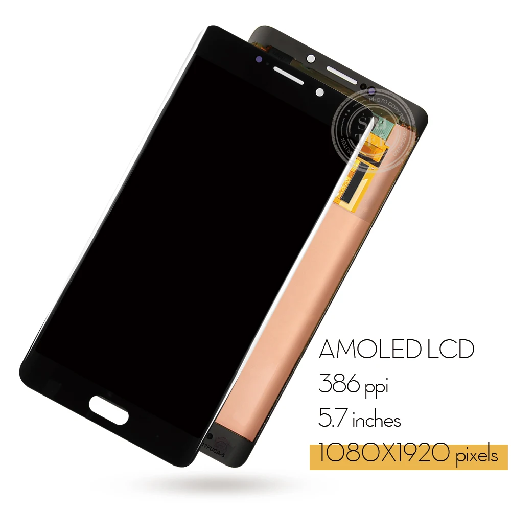 100% протестированный 5.7" 1920x1080 OLED дисплей для Xiaomi Mi Note 2 LCD Note2 с сенсорным экраном и дигитайзером.