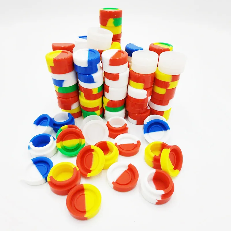 

50pcs 3ml/5ml/7ml/22ml Empty Silicone Cosmetic Storage Box Makeup Jar Pot Travel Face Cream Lotion Vials Liquid Oil Containers