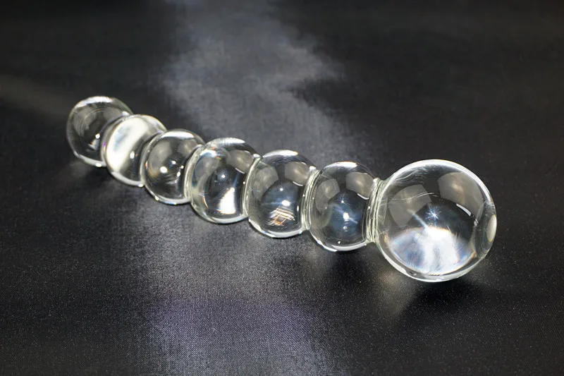 Фаллоимитатор с хрустальным стеклом Pyrex анальная пробка бусинами секс-игрушки |