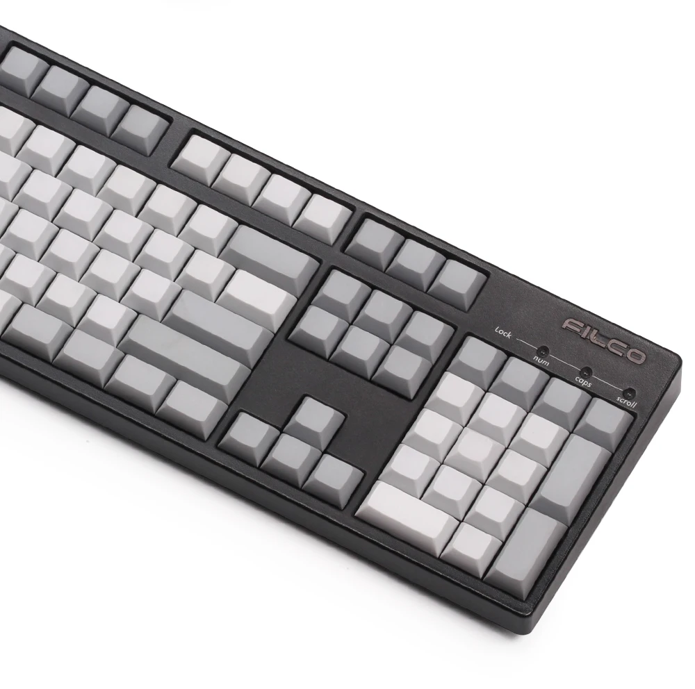 Dsa keycaps пустые печатные 108 толстые pbt для механической клавиатуры Dsa профили ISO ANSI макет