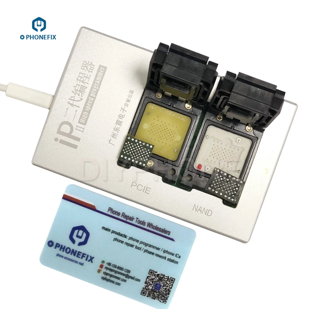 PHONEFIX 2018 IP BOX 2th высокоскоростной программатор для iPhone 5S 6 6S 7 iPad NAND HDD SN Read Write Repair