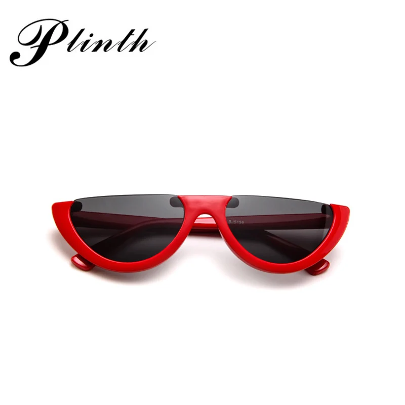 PLINTH винтажные женские солнцезащитные очки с кошачьим глазом Ray Bann полуоправы