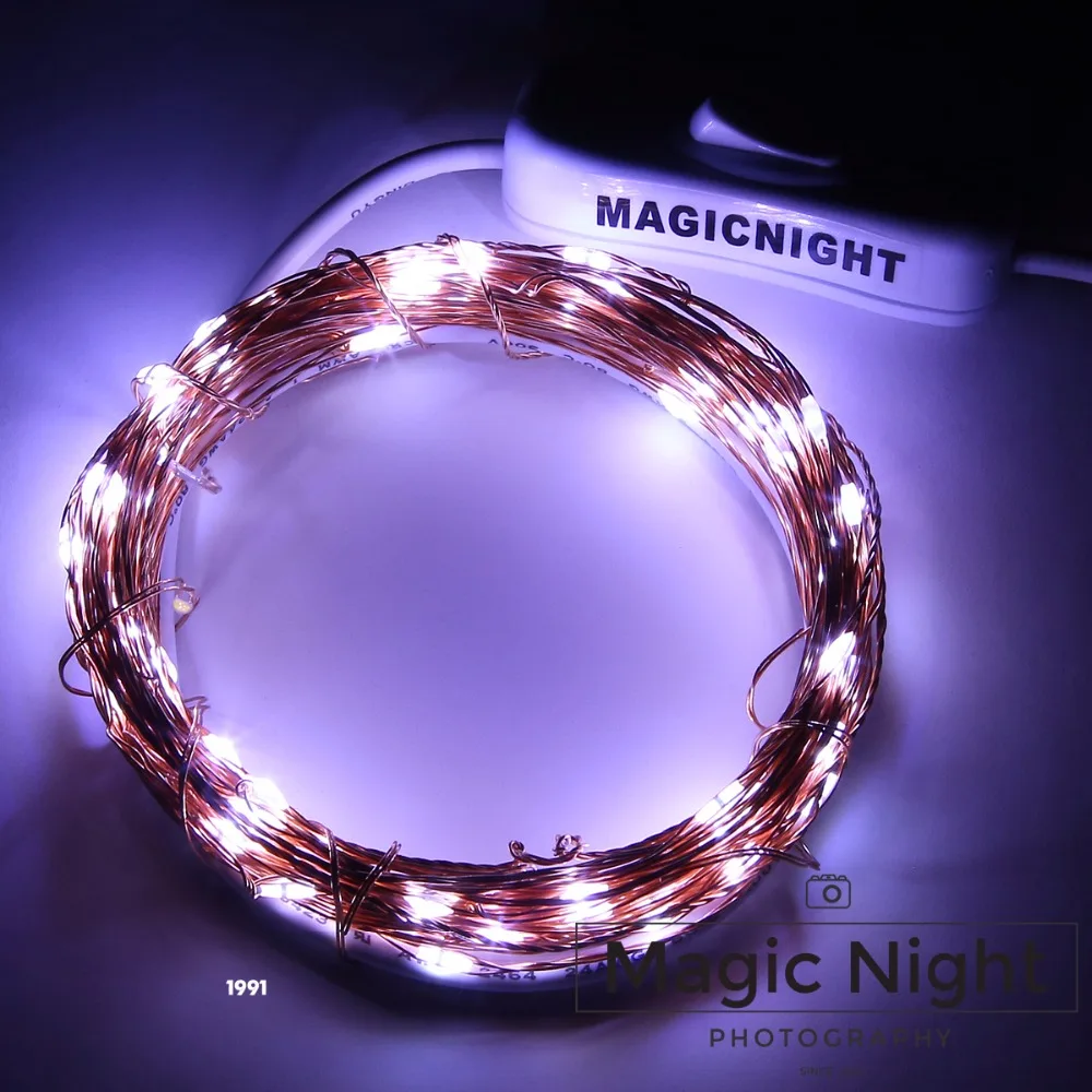 Magicnight 33FT 100 LED светодиодная гирлянда с питанием от USB звездное освещение медный
