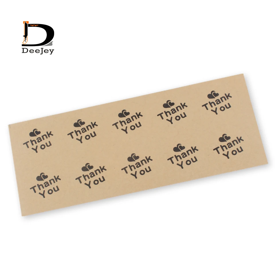 

Stock Envelope Sealing Sticker Kraft Paper Stickers For DIY Hand Made Gift /Cake /Candy paper tags 600pcs