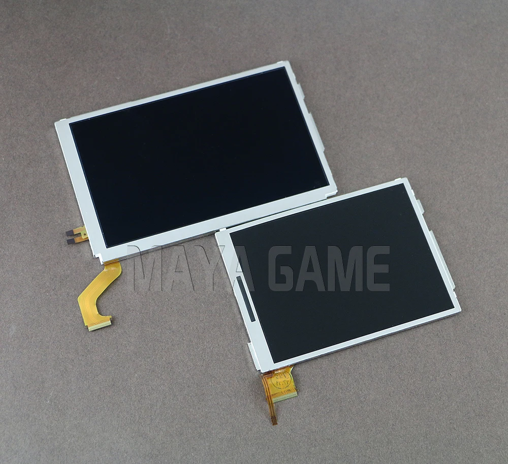 Оригинальный Новый ЖК дисплей верхний нижний вниз экран для 3DS XL LL 3DSXL 3dsll запасные