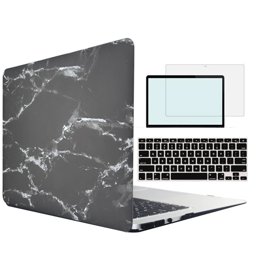 RYGOU чехол с мраморной текстурой для Apple Macbook Air Pro retina 11 12 13 15 дюймов для Mac book Pro 13 15 A1706 A1707 A1708 чехол - Цвет: Marble4