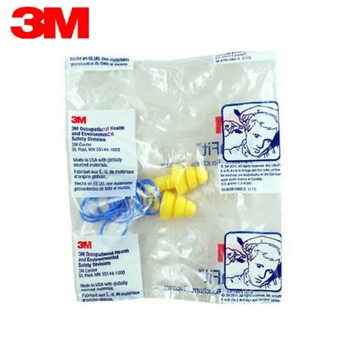 3M 340-4004 ультра-подходят затычки для ушей на шнурке шумоподавление наушники Рождественская елка Стиль наушник для плавания 3 м коробка/100 пар GM9212
