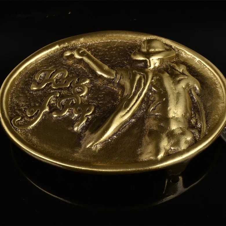 Мужской ремень с пряжкой Майкла Джексона из чистой меди|belt buckle|buckles belt bucklescopper buckle